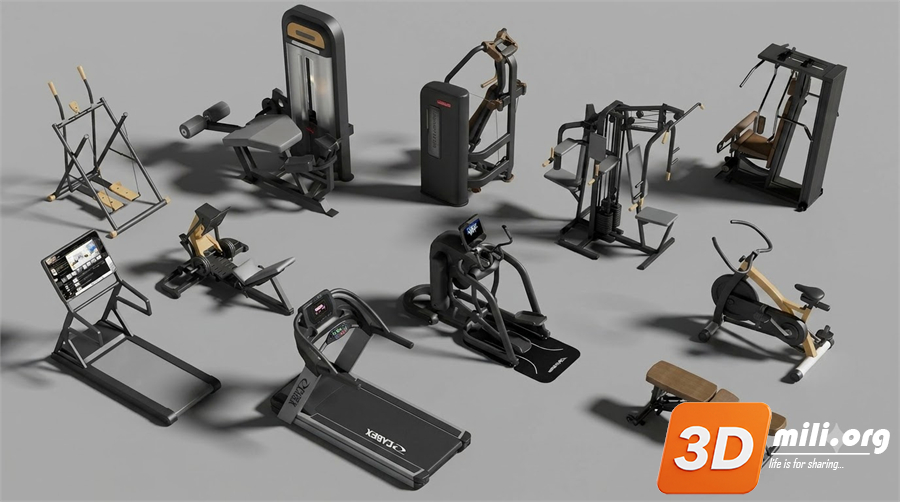 Fitness Equipment Skp Files